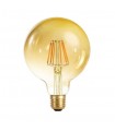 BOMBILLA GLOBO LED E27 8W 2700K AMBAR